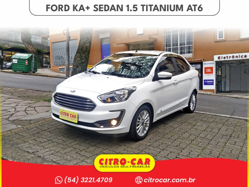 KA + 1.5 SEDAN TITANIUM 12 FLEX 4P AUTOMÁTICO - 2019 - CAXIAS DO SUL