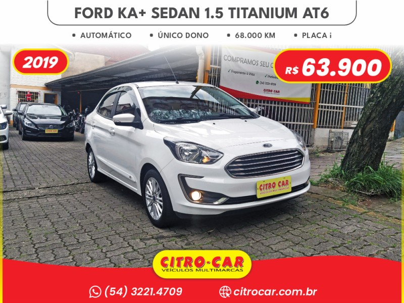 ka   1.5 sedan titanium 12 flex 4p automatico 2019 caxias do sul