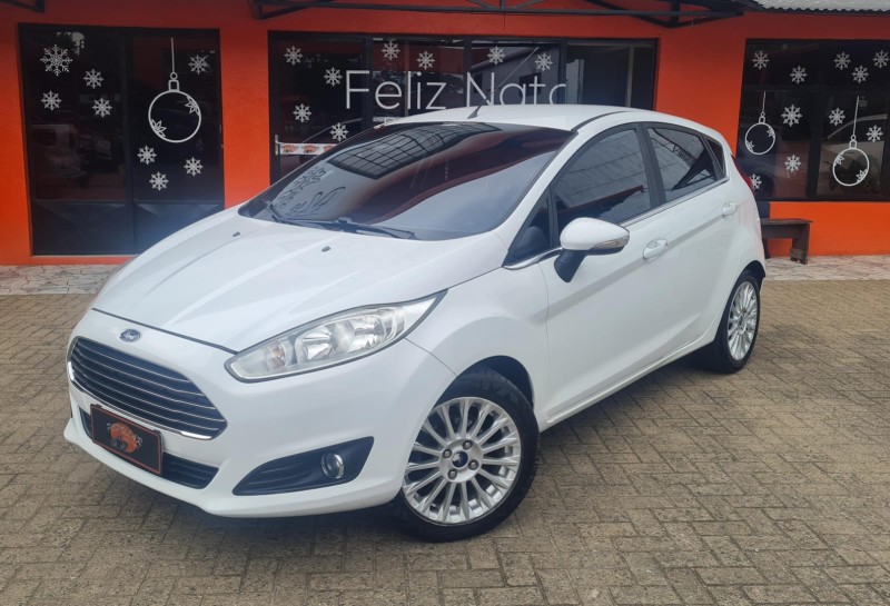 FIESTA 1.6 TITANIUM HATCH 16V FLEX 4P AUTOMÁTICO - 2014 - CANELA