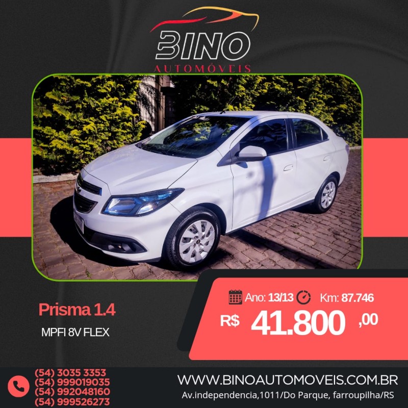 PRISMA 1.4 MPFI LT 8V FLEX 4P MANUAL