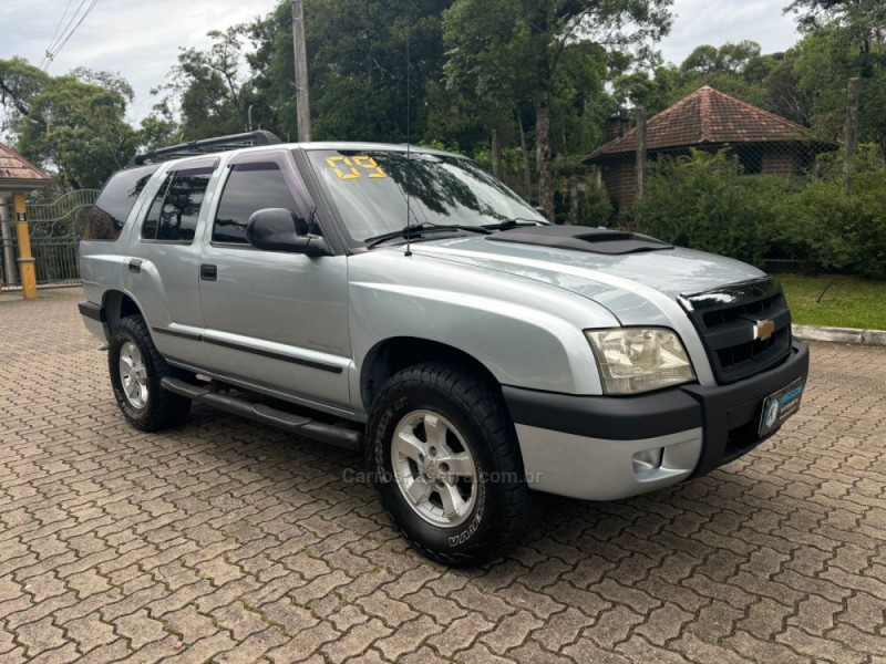 blazer 2.4 mpfi advantage 4x2 8v gasolina 4p manual 2009 canela