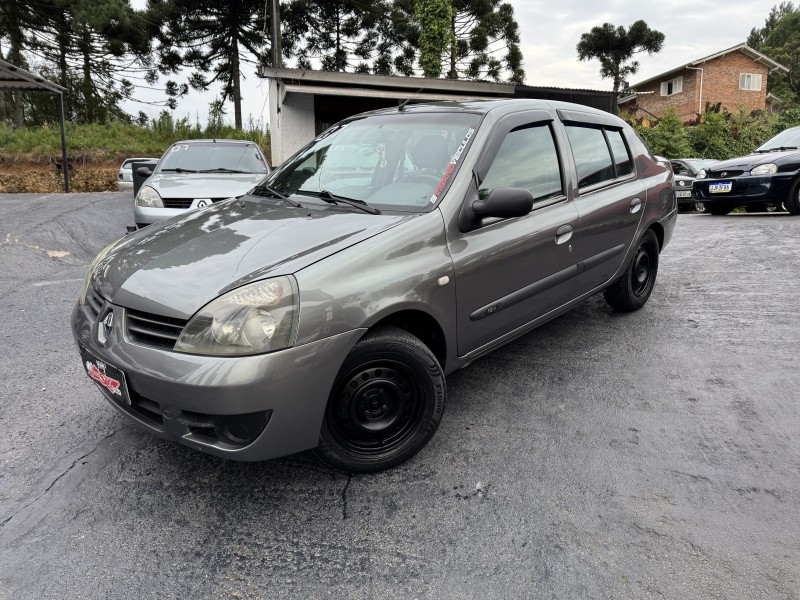 clio 1.0 authentique sedan 16v flex 4p manual 2007 caxias do sul