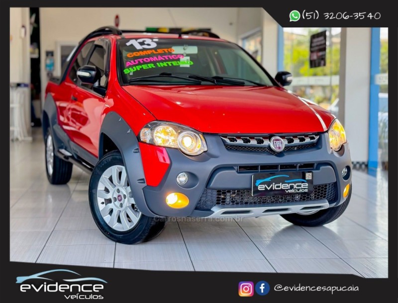 strada 1.8 mpi adventure locker cd 16v flex 2p automatizado 2013 sapucaia do sul