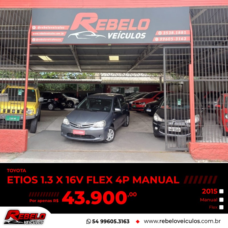 etios 1.3 x 16v flex 4p manual 2015 caxias do sul