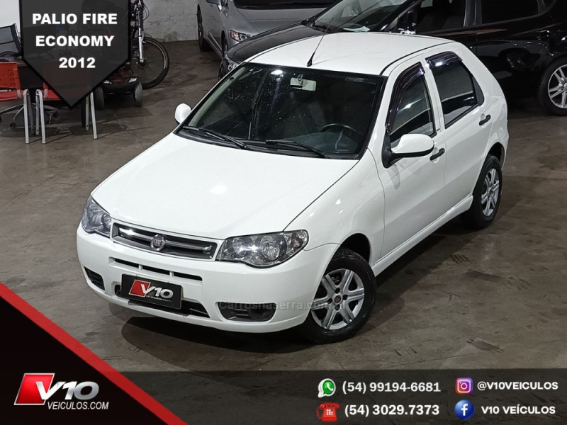 PALIO 1.0 MPI FIRE ECONOMY 8V FLEX 4P MANUAL - 2012 - CAXIAS DO SUL