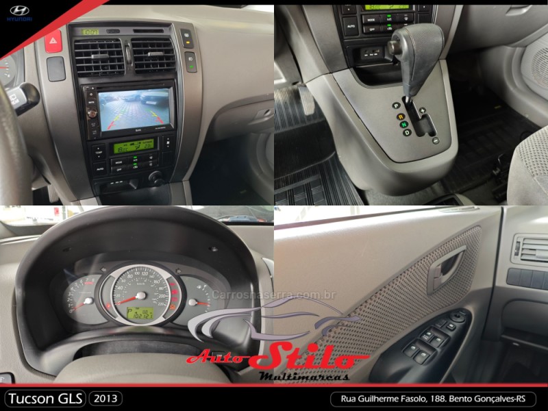 TUCSON 2.0 MPFI GLS 16V 143CV 2WD GASOLINA 4P AUTOMÁTICO - 2013 - BENTO GONçALVES