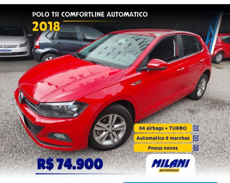 POLO 1.0 TSI COMFORTLINE 12V FLEX 4P AUTOMÁTICO