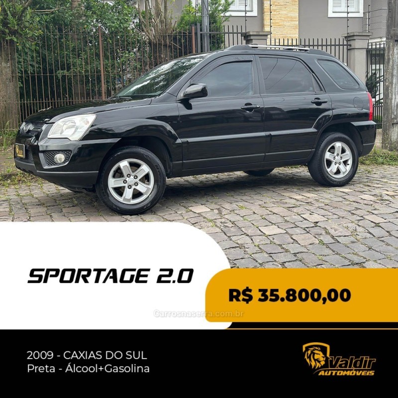 SPORTAGE 2.0 EX 4X2 16V FLEX 4P AUTOMÁTICO - 2009 - CAXIAS DO SUL