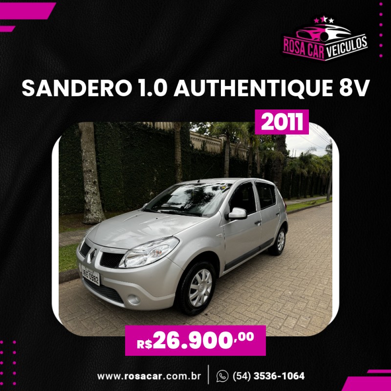 SANDERO 1.0 AUTHENTIQUE 8V FLEX 4P MANUAL