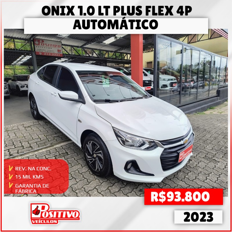 onix 1.0 lt plus 8v turbo flex 4p automatico 2024 caxias do sul