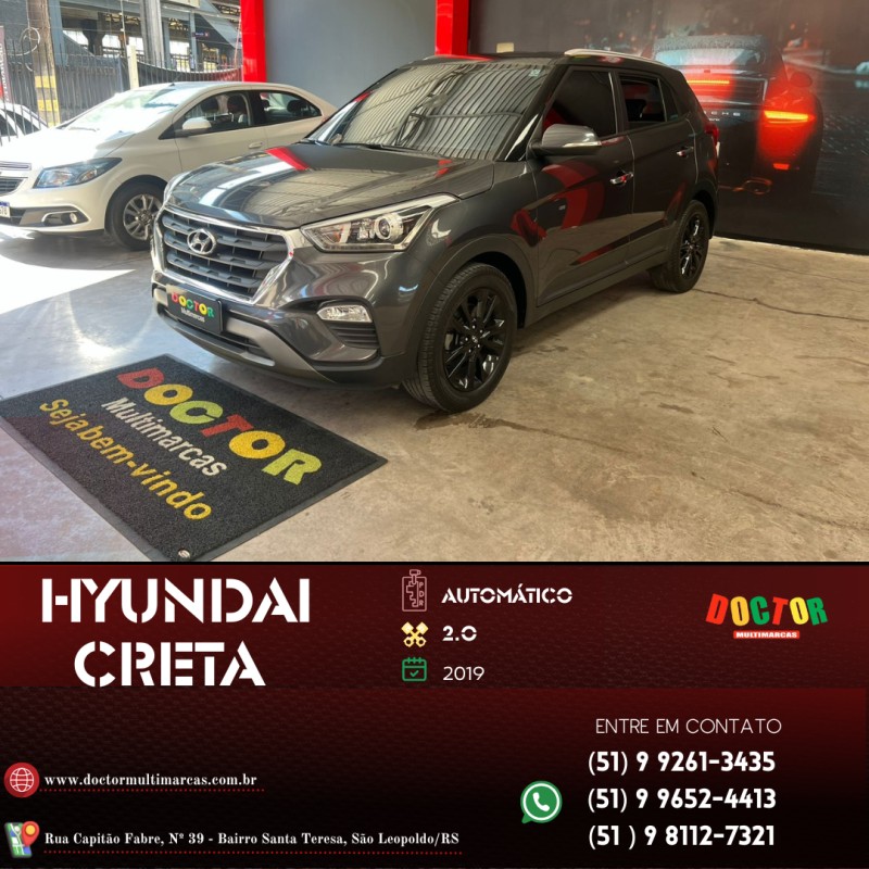 creta 2.0 16v flex prestige automatico 2019 sao leopoldo