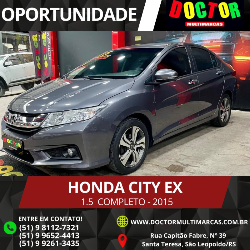 city 1.5 ex 16v flex 4p automatico 2015 sao leopoldo