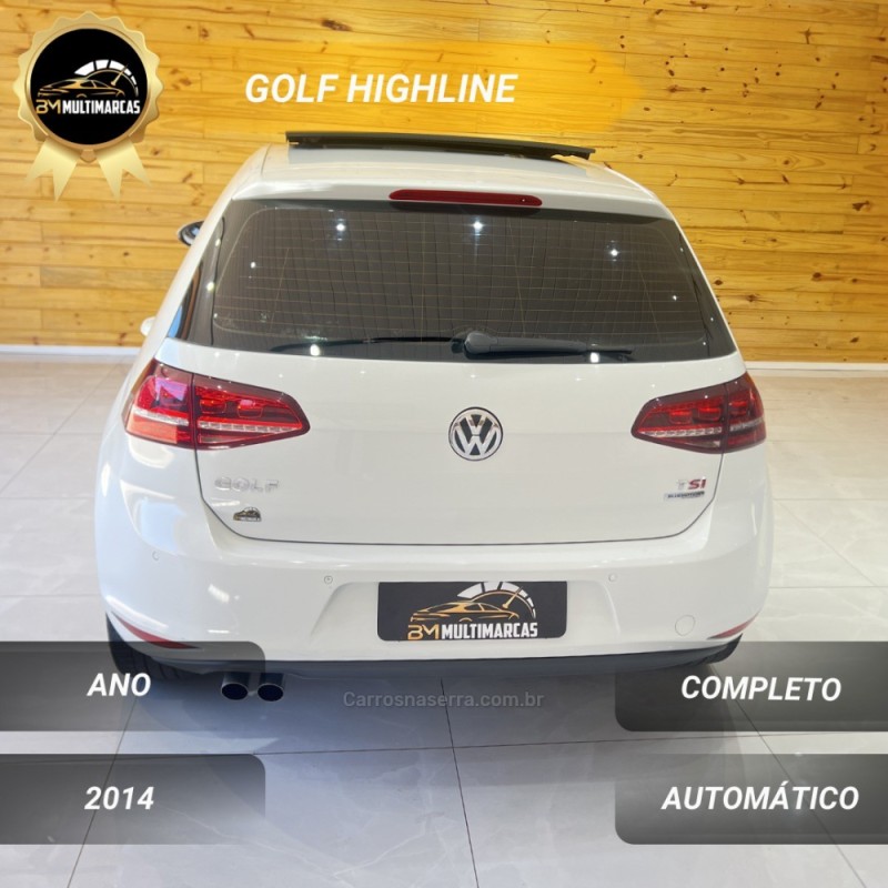 GOLF 1.4 TSI HIGHLINE 16V GASOLINA 4P AUTOMÁTICO - 2014 - VACARIA