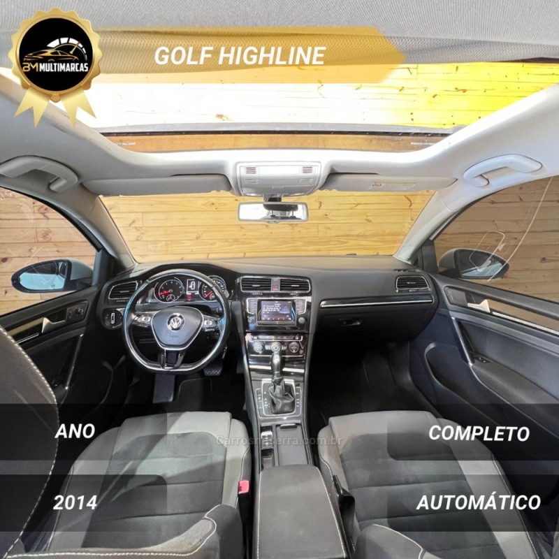 GOLF 1.4 TSI HIGHLINE 16V GASOLINA 4P AUTOMÁTICO - 2014 - VACARIA