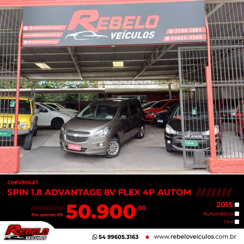 spin 1.8 advantage 8v flex 4p automatico 2015 caxias do sul