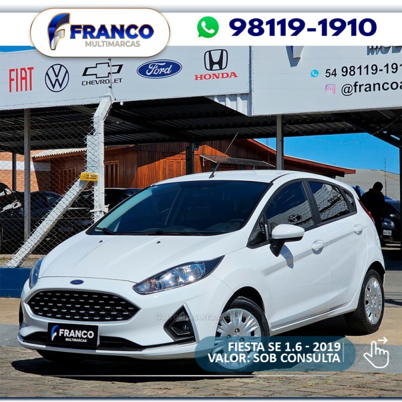 fiesta 1.6 se style hatch 16v flex 4p manual 2019 vacaria