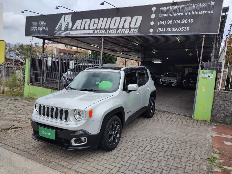 renegade 1.8 16v flex limited 4p automatico 2018 caxias do sul