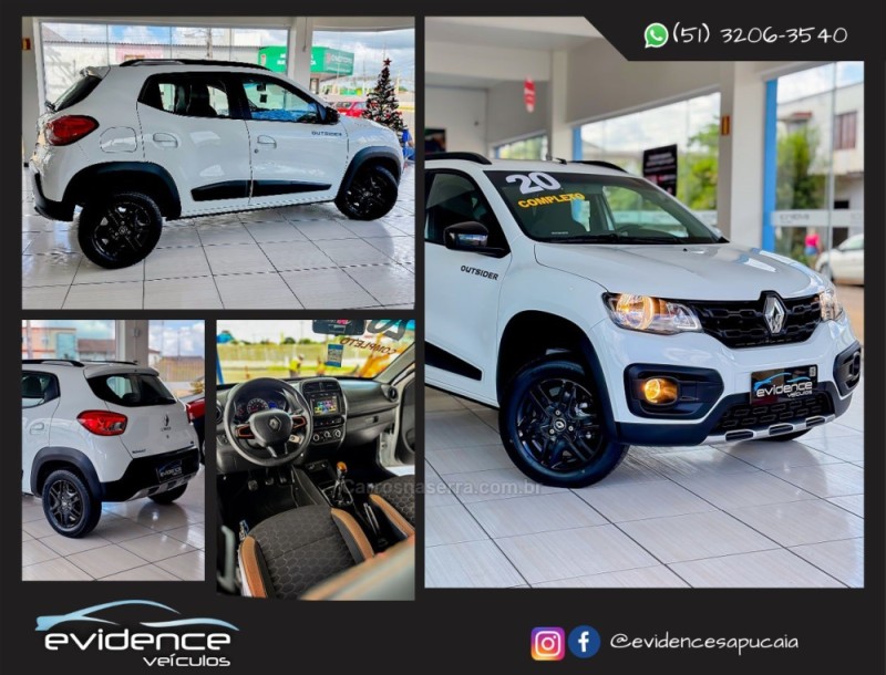 KWID 1.0 12V OUTSIDER FLEX 4P MANUAL - 2020 - SAPUCAIA DO SUL