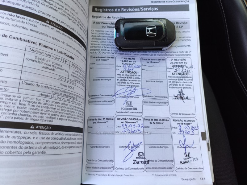 HR-V 1.8 16V FLEX EX 4P AUTOMÁTICO - 2020 - VENâNCIO AIRES