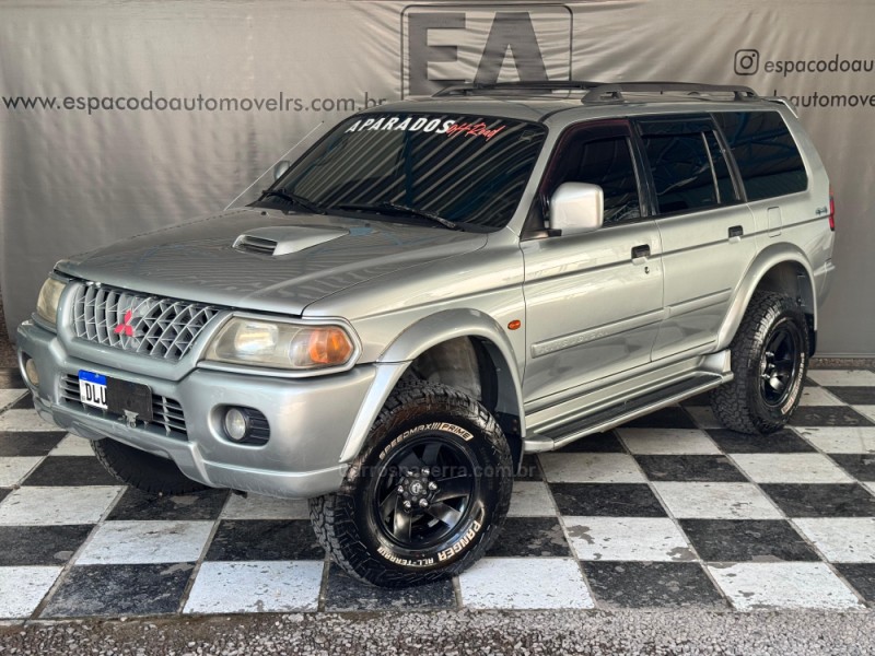 pajero sport 2.8 4x4 8v turbo intercooler diesel 4p automatico 2001 nova prata