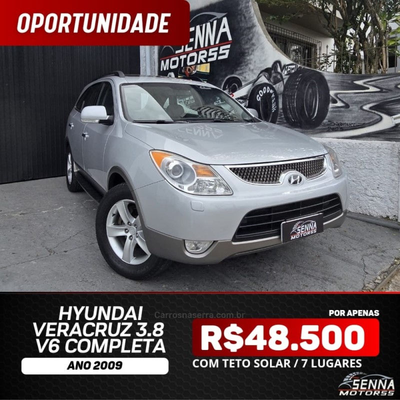 vera cruz 3.8 gls 4wd 4x4 v6 24v gasolina 4p automatico 2009 caxias do sul