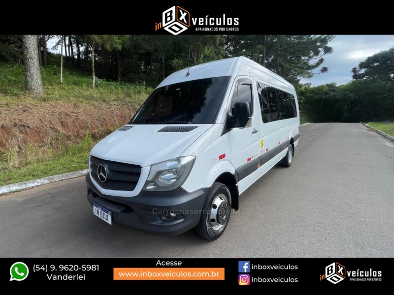 sprinter 2.2 515 cdi van 18 lugares teto alto 16v bi turbo diesel manual 2017 gramado