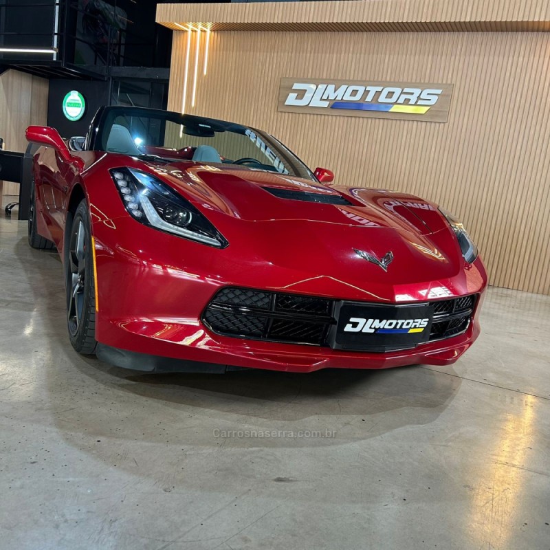 CORVETTE 6.2 STINGRAY CONVERSÍVEL V8 GASOLINA 2P AUTOMÁTICO - 2014 - LAJEADO