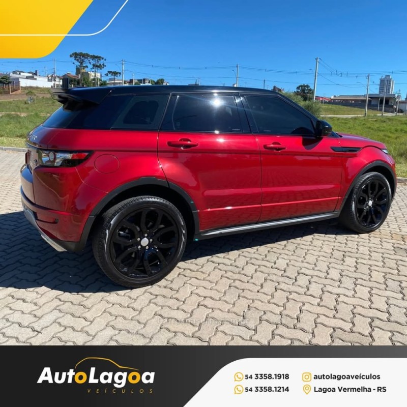 RANGE ROVER EVOQUE 2.0 DYNAMIC 4WD 16V GASOLINA 4P AUTOMÁTICO - 2015 - LAGOA VERMELHA