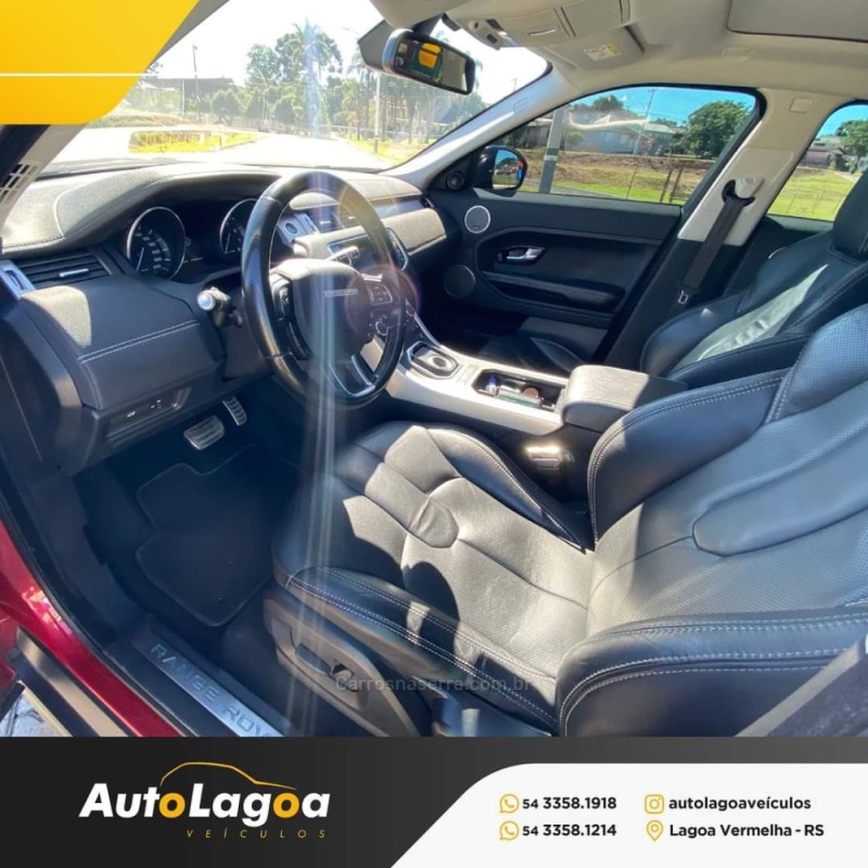 RANGE ROVER EVOQUE 2.0 DYNAMIC 4WD 16V GASOLINA 4P AUTOMÁTICO - 2015 - LAGOA VERMELHA