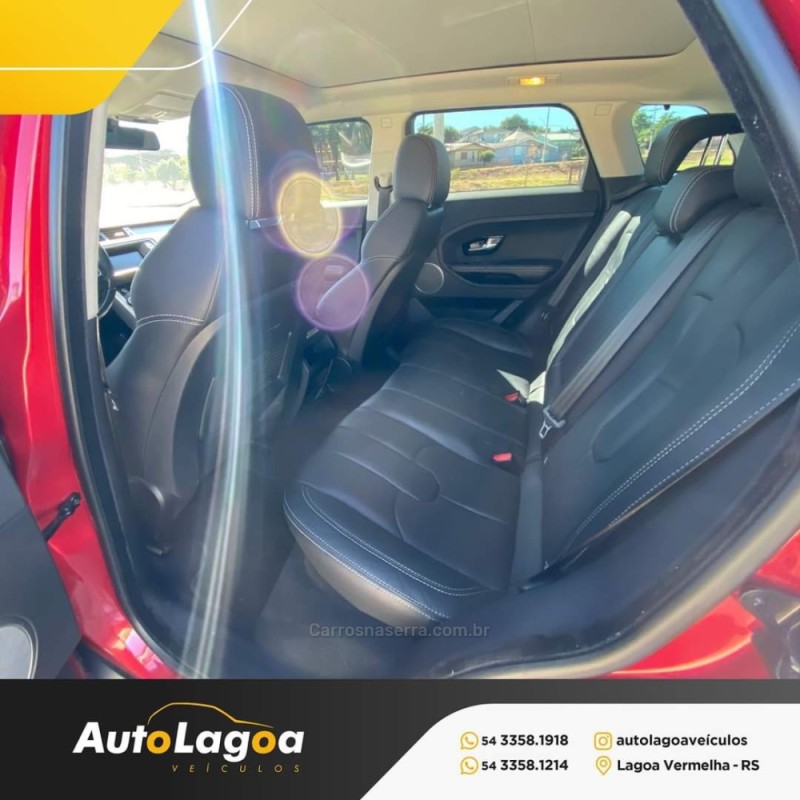 RANGE ROVER EVOQUE 2.0 DYNAMIC 4WD 16V GASOLINA 4P AUTOMÁTICO - 2015 - LAGOA VERMELHA