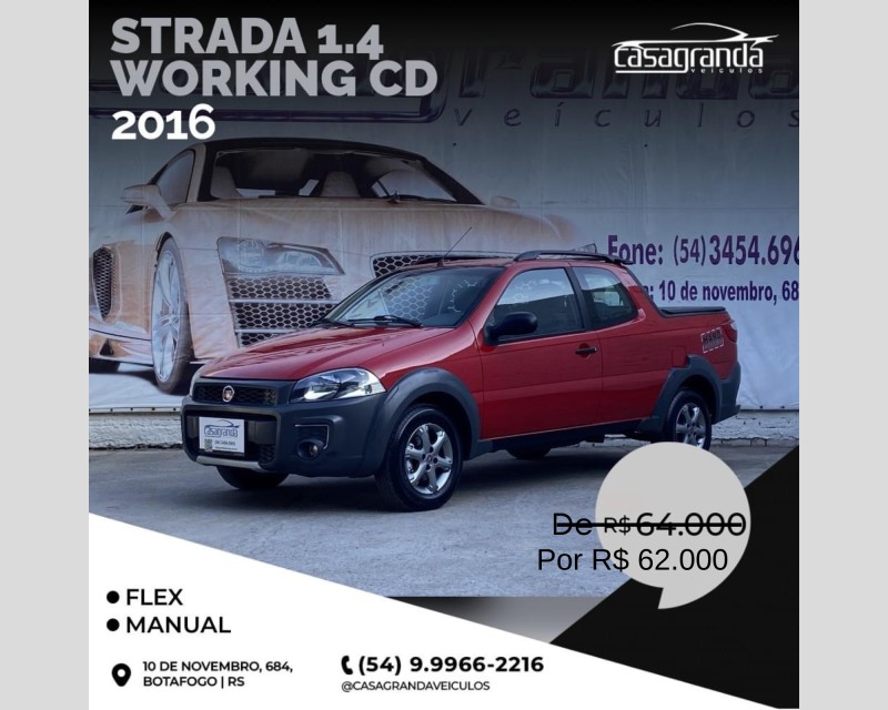 STRADA 1.4 MPI WORKING CD 8V FLEX 3P MANUAL