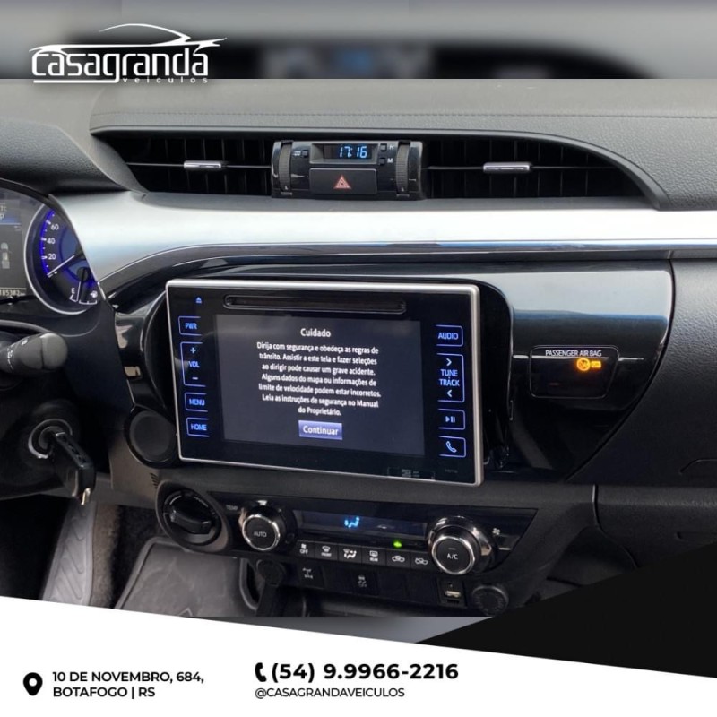 HILUX 2.8 SRV 4X4 CD 16V DIESEL 4P AUTOMÁTICO - 2017 - BENTO GONçALVES