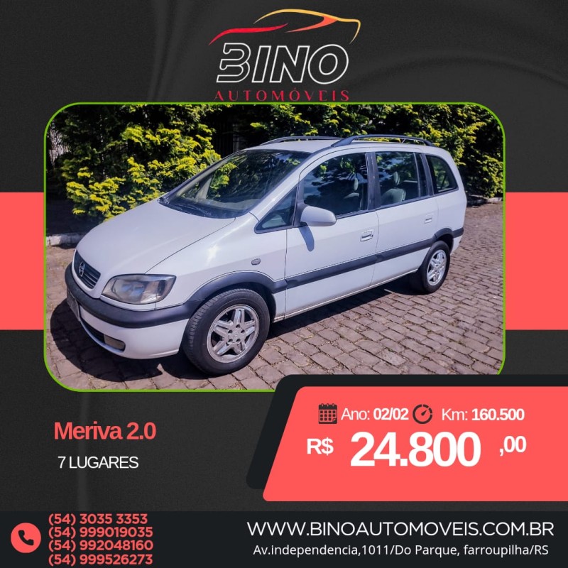 zafira 2.0 mpfi cd 16v gasolina 4p manual 2002 farroupilha