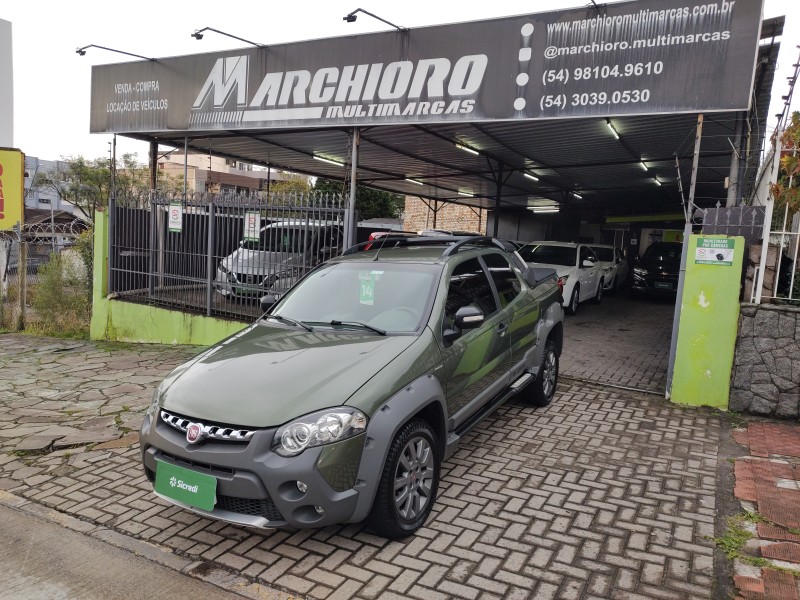 strada 1.8 mpi adventure cd 16v flex 3p automatizado 2014 caxias do sul