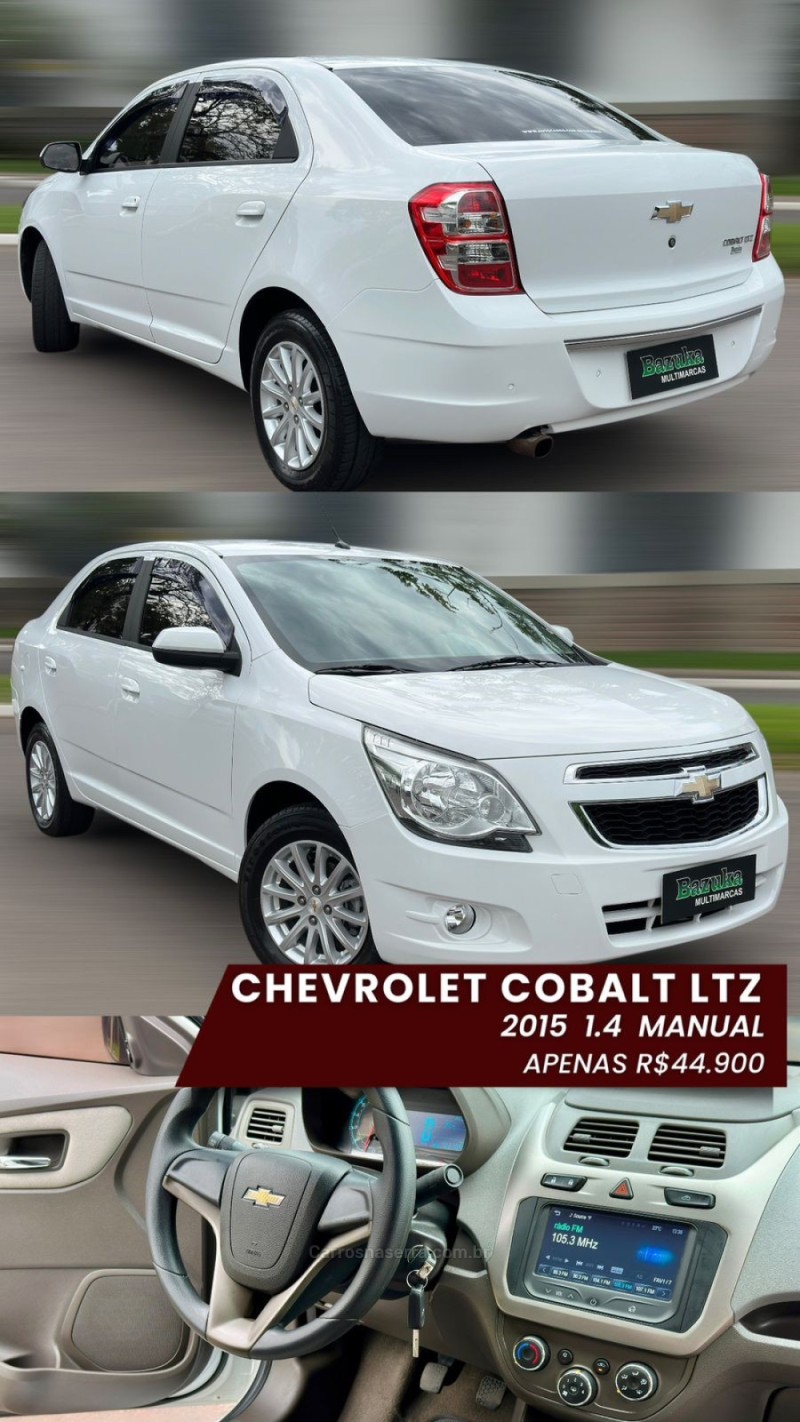 COBALT 1.4 MPFI LTZ 8V FLEX 4P MANUAL - 2015 - NOVO HAMBURGO