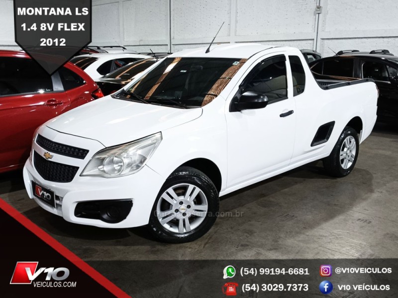 montana 1.4 mpfi ls cs 8v flex 2p manual 2012 caxias do sul