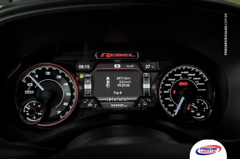 1500 REBEL 5.7 HEMI V8 CD 4X4 GASOLINA 4P AUTOMÁTICA - 2021 - SARANDI