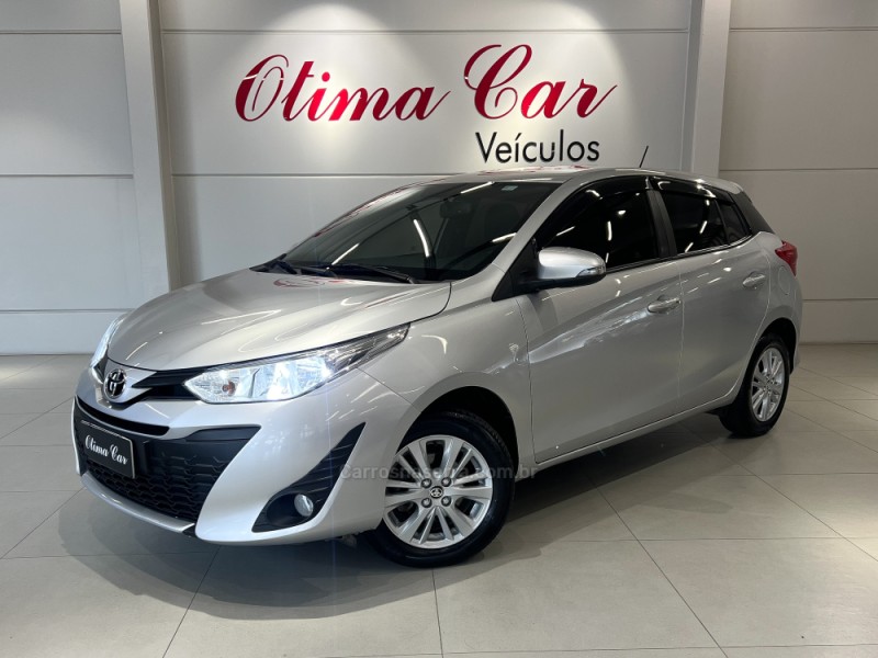 yaris 1.3 16v flex xl plus tech multidrive17 2019 flores da cunha