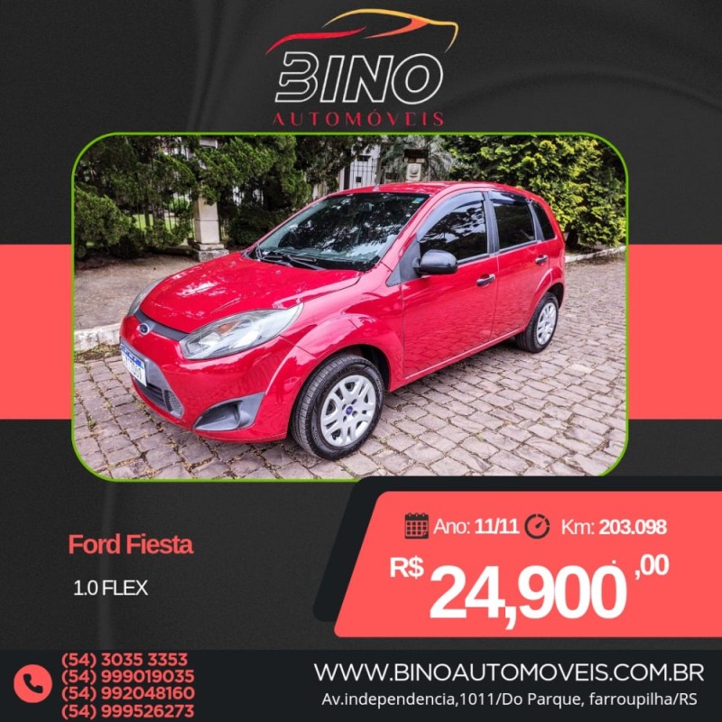 fiesta 1.0 mpi class hatch 8v flex 4p manual 2011 farroupilha