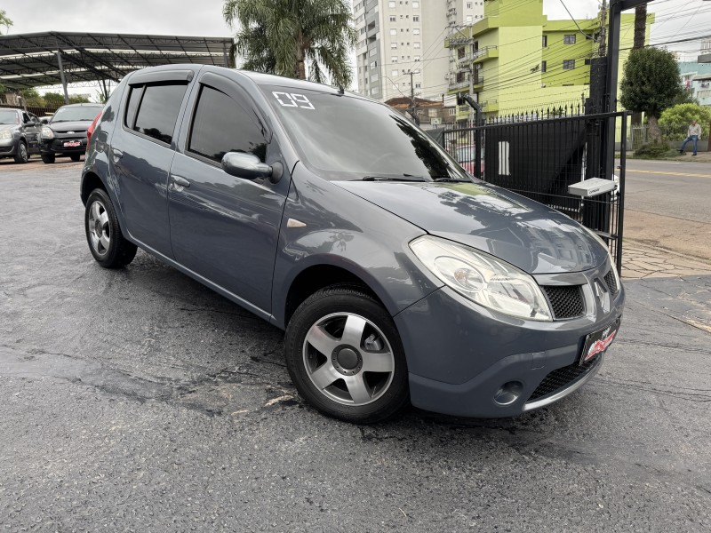 SANDERO 1.0 AUTHENTIQUE 16V FLEX 4P MANUAL - 2009 - CAXIAS DO SUL