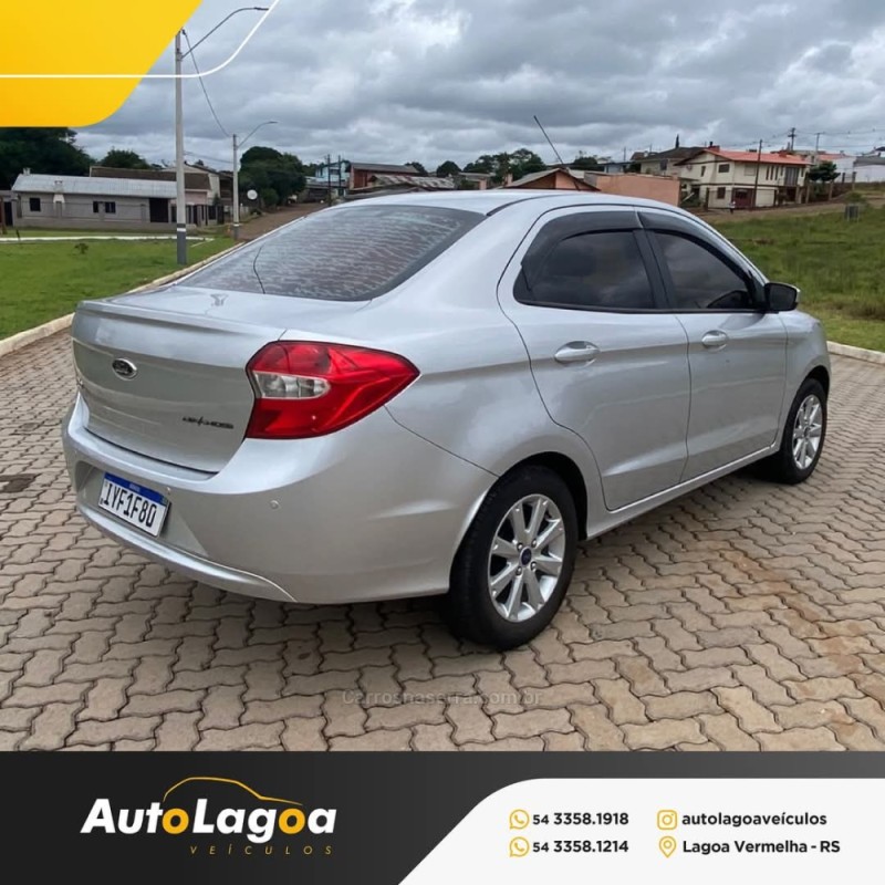 KA 1.5 SE PLUS SEDAN FLEX 4P MANUAL - 2018 - LAGOA VERMELHA