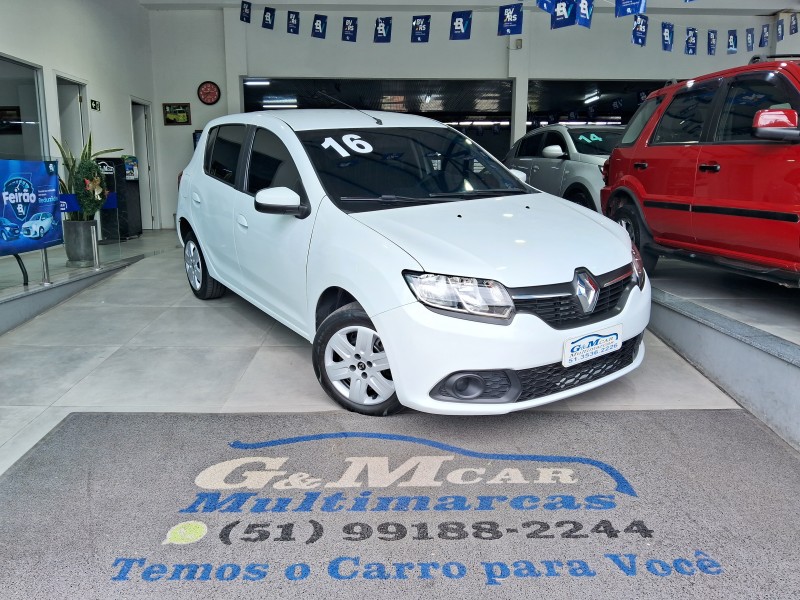 sandero 1.0 expression 16v flex 4p manual 2016 sao sebastiao do cai