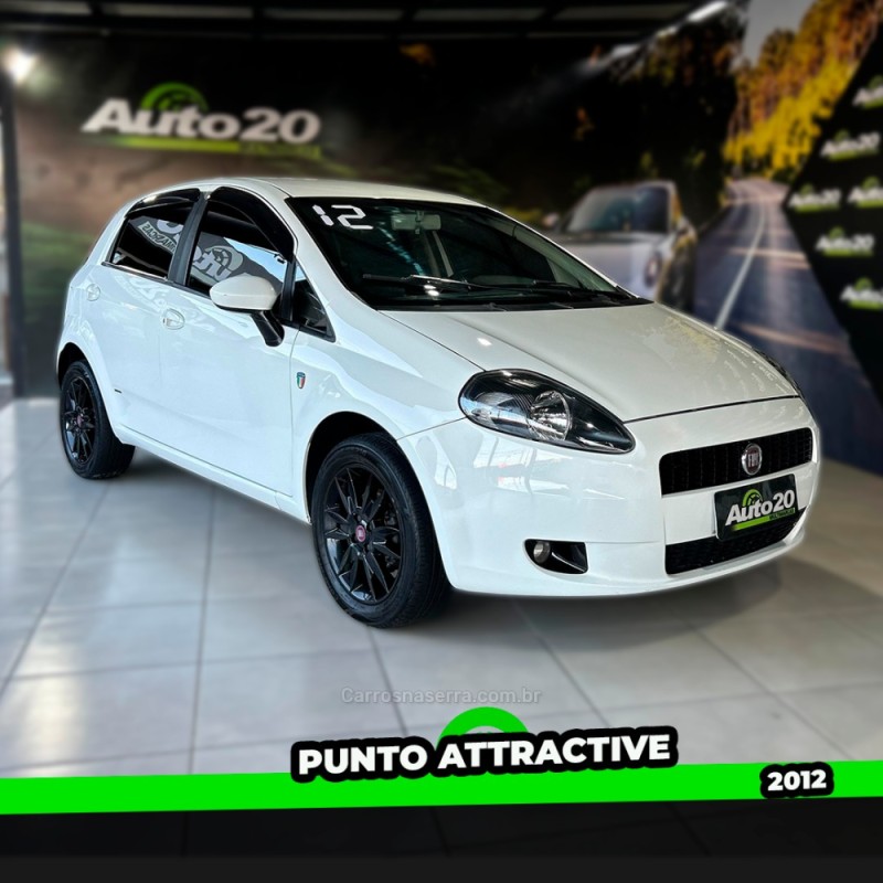 PUNTO 1.4 ATTRACTIVE ITALIA 8V FLEX 4P MANUAL - 2012 - TAQUARA