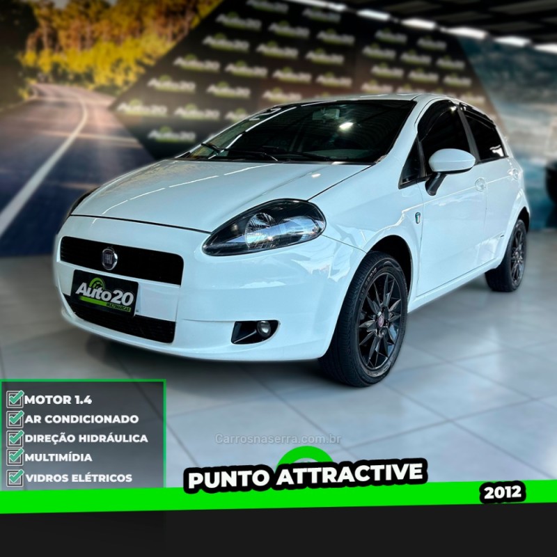 punto 1.4 attractive italia 8v flex 4p manual 2012 taquara