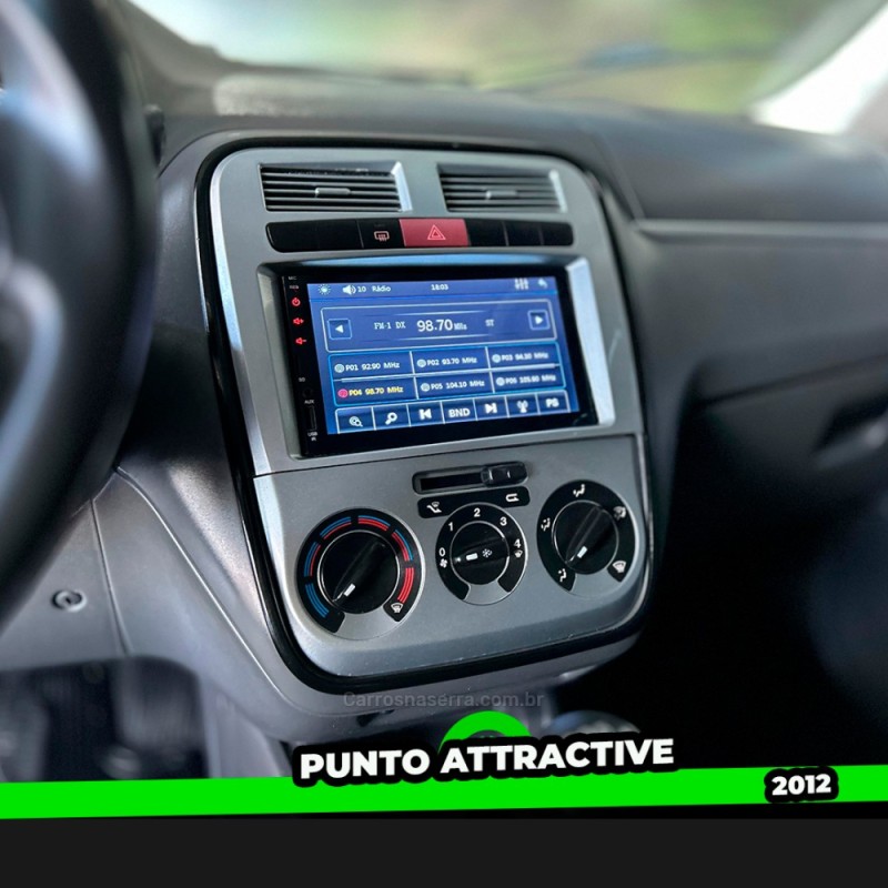 PUNTO 1.4 ATTRACTIVE ITALIA 8V FLEX 4P MANUAL - 2012 - TAQUARA