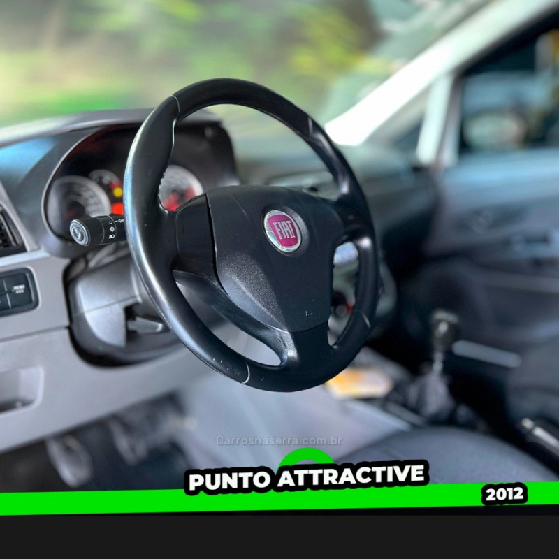 PUNTO 1.4 ATTRACTIVE ITALIA 8V FLEX 4P MANUAL - 2012 - TAQUARA