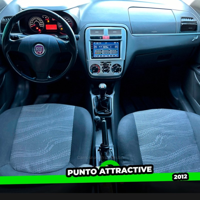 PUNTO 1.4 ATTRACTIVE ITALIA 8V FLEX 4P MANUAL - 2012 - TAQUARA