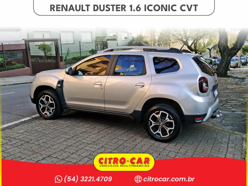 DUSTER 1.6 ICONIC 16V FLEX 4P AUTOMÁTICO - 2021 - CAXIAS DO SUL