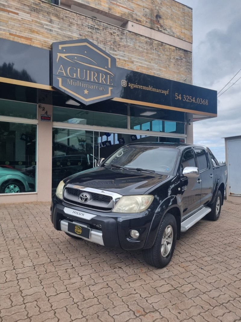 hilux 2.7 sr 4x2 cd 16v gasolina 4p automatico 2010 passo fundo