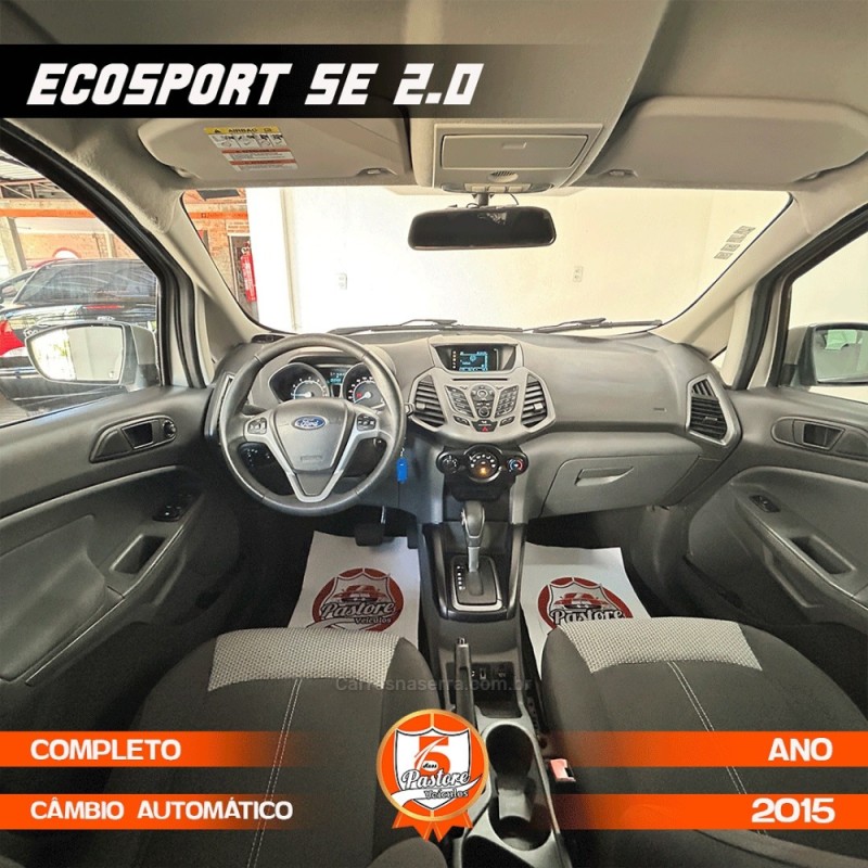 ECOSPORT 2.0 SE 16V FLEX 4P AUTOMÁTICO - 2015 - VACARIA